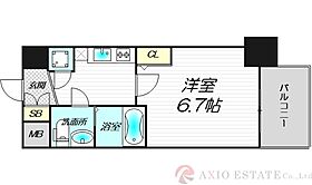 アドバンス新大阪ラシュレ  ｜ 大阪府大阪市淀川区東三国1丁目2-1（賃貸マンション1K・8階・22.98㎡） その2