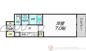 gm HIGASHIMIKUNI  ｜ 大阪府大阪市淀川区東三国1丁目1-16（賃貸マンション1K・5階・22.72㎡） その2