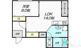 ラパンジール新大阪  ｜ 大阪府大阪市淀川区西中島5丁目8-27（賃貸マンション1LDK・2階・41.68㎡） その2