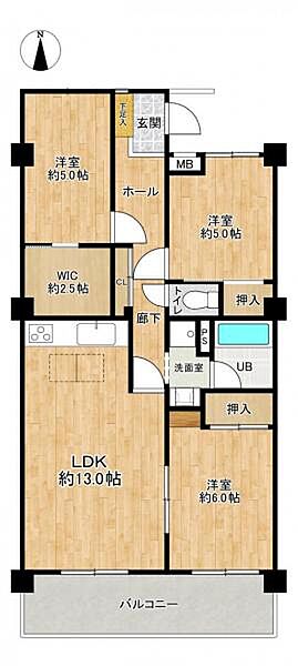 間取りを拡大表示