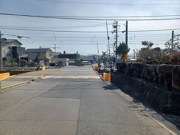 Beautiful mountainous landscape with colorful sky