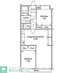 物件の間取り
