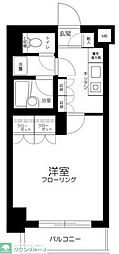 菱和パレス上馬 1Kの間取図画像