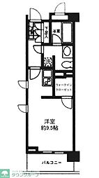 PRIMEURBAN用賀 ワンルームの間取図画像