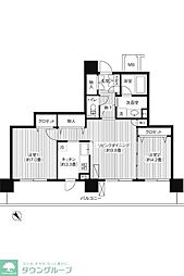 グランピラー高井戸 2LDKの間取図画像