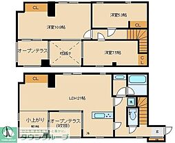 ATOK上町 4LDKの間取図画像