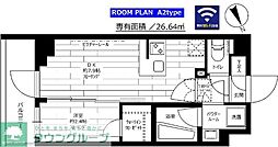 ステージファースト経堂アジールコート 1DKの間取図画像