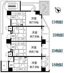 Ｂｒｉｓ登戸 9階1Kの間取り
