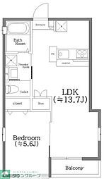 間取図画像 1LDK