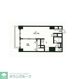 HF駒沢公園レジデンスTOWER 1LDKの間取図画像
