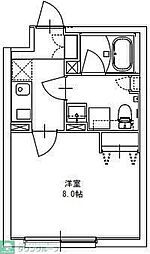 世田谷区中町4丁目マンション 1Kの間取図画像