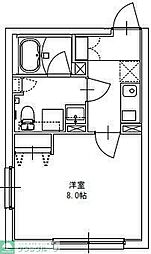 世田谷区中町4丁目マンション 1Kの間取図画像