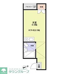 GAP桜丘 ワンルームの間取図画像