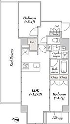 LUMIEC CHITOSE FUNABASHI 2LDKの間取図画像
