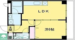 第2昭伸ハイツ 1LDKの間取図画像