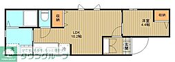 (仮称)HMT豪徳寺 1LDKの間取図画像
