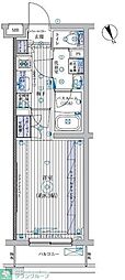 ブライズ高井戸ドゥエ 1Kの間取図画像