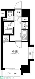 フェニックス幡ヶ谷壱番館 1Kの間取図画像