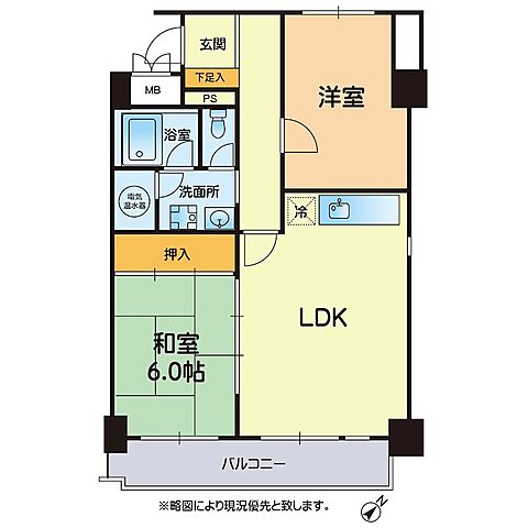 間取り 桜町ハイム 8階/805