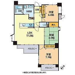 間取図画像 3LDK