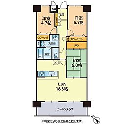 間取図画像 3LDK