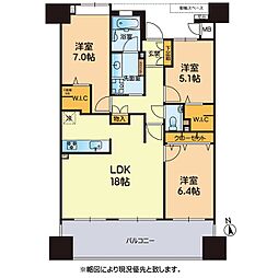 間取図画像 3LDK