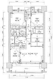 MJRザ・ガーデン大江 4LDKの間取図画像