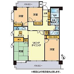 間取図画像 3LDK