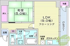 北海道札幌市中央区南一条西16丁目1-279（賃貸マンション1LDK・4階・42.00㎡） その2