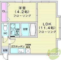 アークコート南7条  ｜ 北海道札幌市中央区南七条西12丁目3-14（賃貸アパート1LDK・2階・36.45㎡） その2