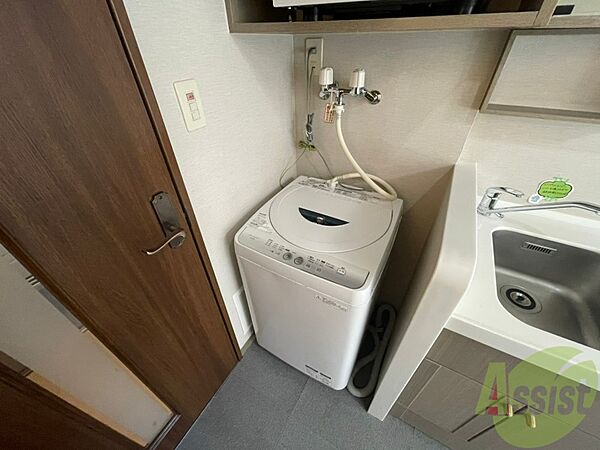 画像14:もちろん洗濯機置場は室内にあるので、いつでも洗濯できますよ〜