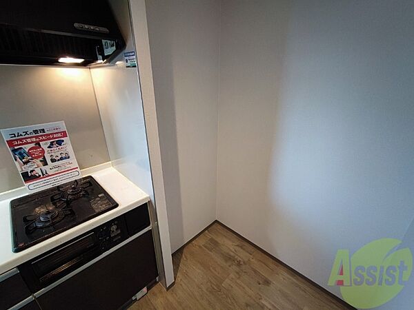 画像23:こちらに冷蔵庫を置けます。調理時の動線もばっちり効率的。