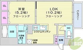 北海道札幌市西区発寒二条3丁目（賃貸マンション1LDK・4階・36.87㎡） その2