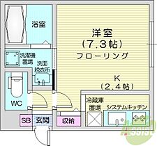 アップファーレン南5条  ｜ 北海道札幌市中央区南五条西14丁目（賃貸マンション1K・1階・25.48㎡） その2