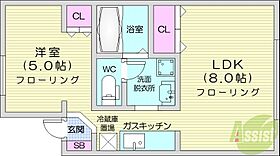 北海道札幌市東区北十六条東12丁目（賃貸マンション1LDK・4階・34.66㎡） その2