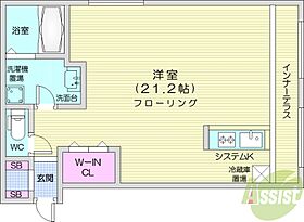 ラフィナート南16条  ｜ 北海道札幌市中央区南十六条西10丁目（賃貸マンション1R・3階・50.45㎡） その2