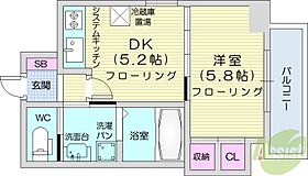 北海道札幌市東区北十六条東15丁目（賃貸マンション1DK・7階・27.14㎡） その2