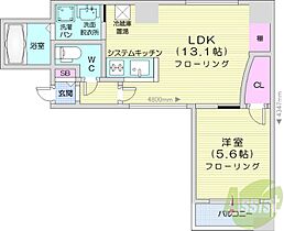 Space北3条  ｜ 北海道札幌市中央区北三条東2丁目（賃貸マンション1LDK・7階・40.51㎡） その2