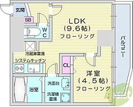 北海道札幌市東区北十三条東16丁目（賃貸マンション1LDK・8階・32.33㎡） その2