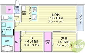 シティレジデンス南9条  ｜ 北海道札幌市中央区南九条西15丁目（賃貸マンション1LDK・4階・52.35㎡） その2