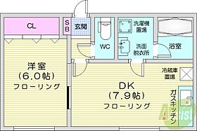 ジュネス大通  ｜ 北海道札幌市中央区大通東5丁目（賃貸マンション1DK・4階・31.92㎡） その2