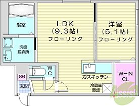 アレナ宮の沢  ｜ 北海道札幌市西区宮の沢一条3丁目（賃貸マンション1LDK・3階・34.60㎡） その2