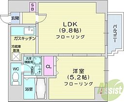 ISグランデ札幌  ｜ 北海道札幌市中央区南五条西10丁目（賃貸マンション1LDK・7階・33.00㎡） その2