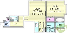 北海道札幌市東区北二十一条東14丁目（賃貸アパート1LDK・3階・26.63㎡） その2