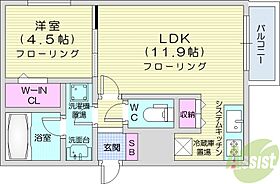 北海道札幌市東区北十三条東8丁目（賃貸マンション1LDK・1階・37.59㎡） その2