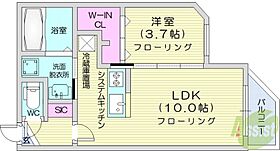 北海道札幌市北区北十六条西3丁目（賃貸マンション1LDK・3階・33.40㎡） その2