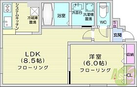 北海道札幌市東区北十条東10丁目（賃貸マンション1LDK・3階・36.74㎡） その2