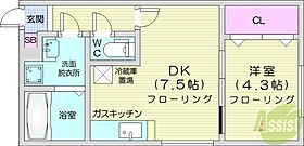 JAPAN  ｜ 北海道札幌市東区北十条東3丁目（賃貸マンション1DK・4階・28.21㎡） その2