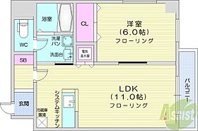 北海道札幌市北区北二十三条西8丁目（賃貸マンション1LDK・2階・41.04㎡） その2