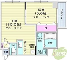 リーガルーセント  ｜ 北海道札幌市中央区北五条西20丁目（賃貸マンション1LDK・1階・36.00㎡） その2